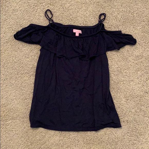 Lilly Pulitzer Tops - Lilly Pulitzer off the shoulder shirt